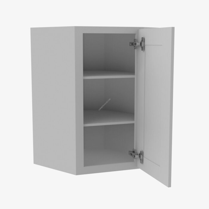 Wall Diagonal Corner Cabinet AB-WDC2412 Forevermark Lait Grey Shaker