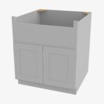 Farmhouse Sink Base Cabinet AB-FSB36B Forevermark Lait Grey Shaker