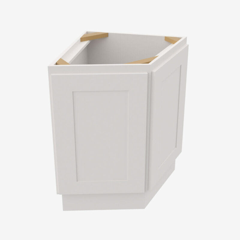 Forevermark Champagne Maple Shaker Base Angle Kitchen Cabinet