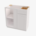 Forevermark Champagne Maple Shaker Base Blind Corner Cabinet