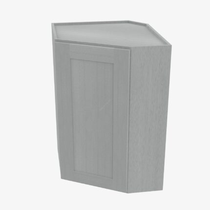 Wall Diagonal Corner Cabinet AN-WDC274215 Forevermark Nova Light Grey Shaker