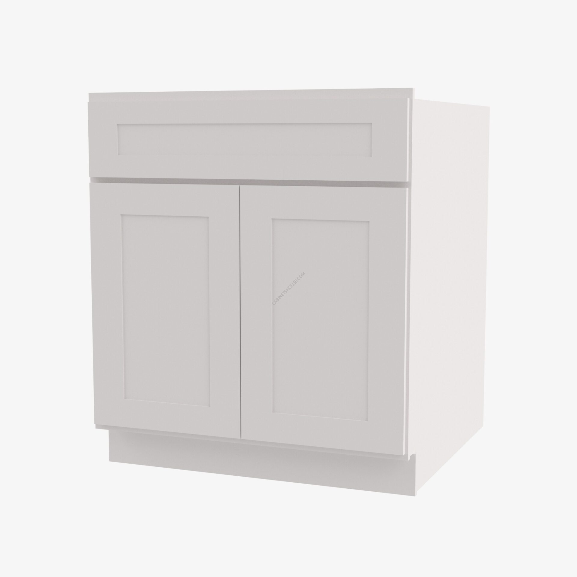 Base Blind Corner Cabinet AW-BBLC39-42-36W Forevermark Ice White Shaker