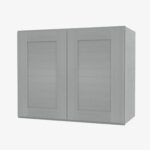 Double (Butt) Door Cabinet   Nova Light Grey Shaker Cabinet