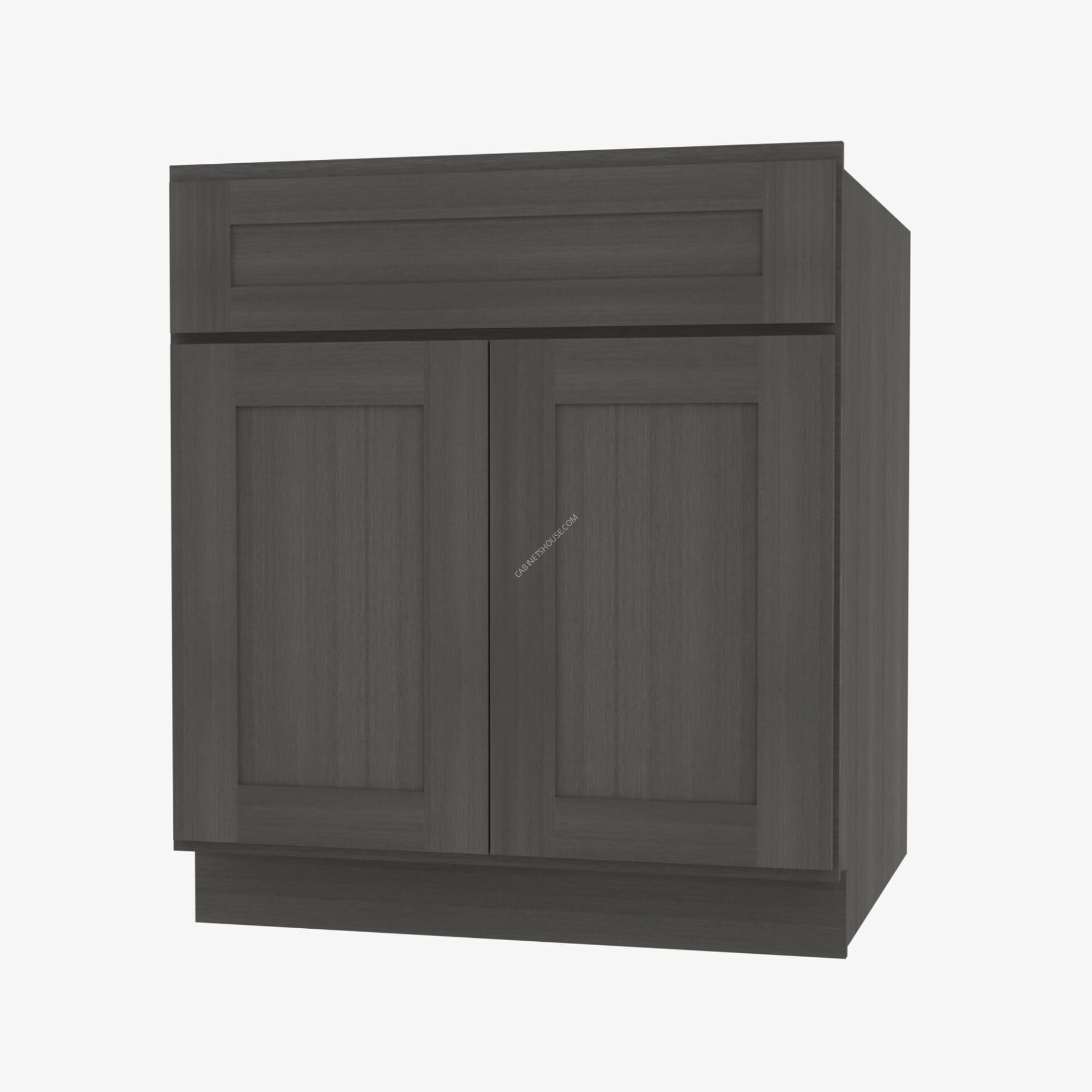 Double (Butt) Door Cabinet AG-B36B Forevermark Greystone Shaker