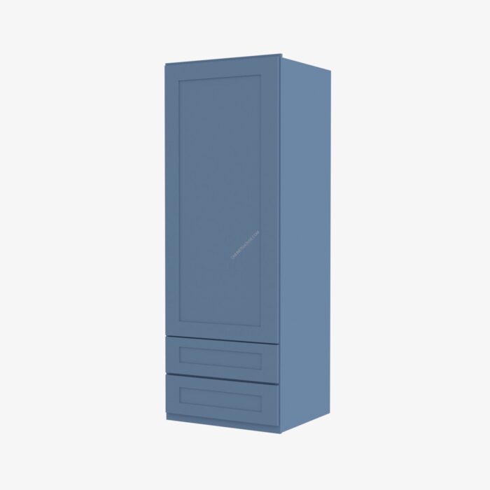 Double Door Wall Cabinet AX-W3012B Forevermark Xterra Blue Shaker