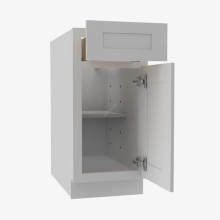 Single Door Base Cabinet   Lait Grey Shaker Cabinet