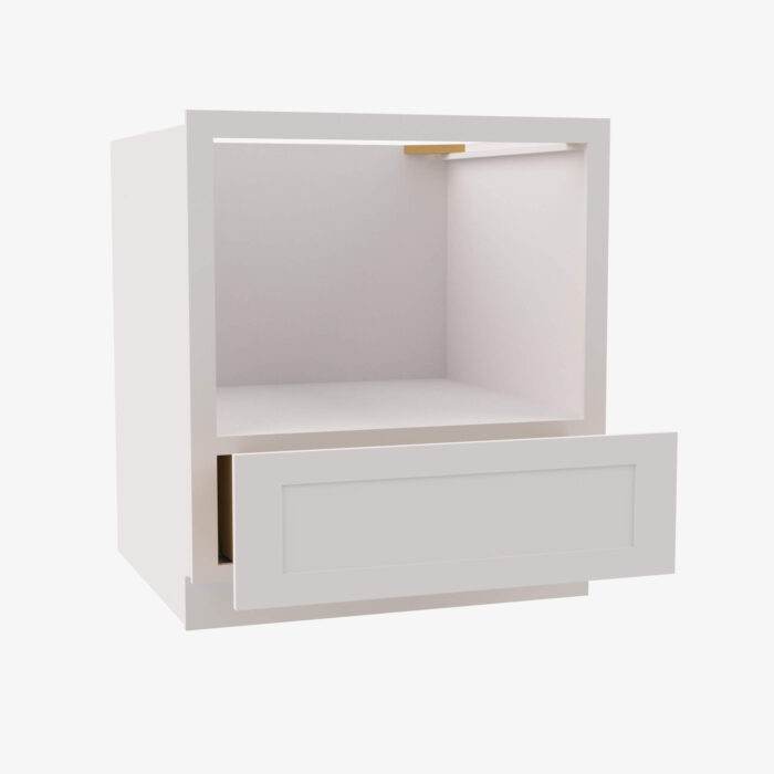 Warm White Microwave Base Cabinet