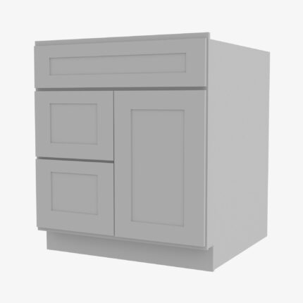 Vanity Drawer Pack Lait Grey Shaker Cabinet