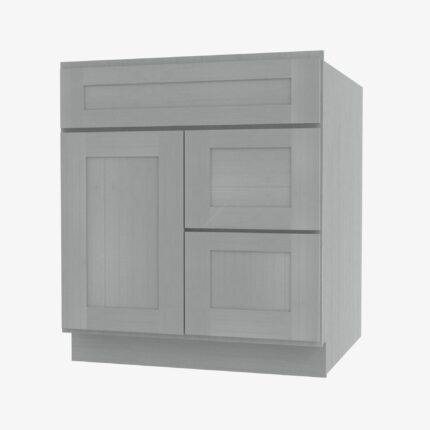 Vanity Drawer Pack Nova Light Grey Shaker Cabinet