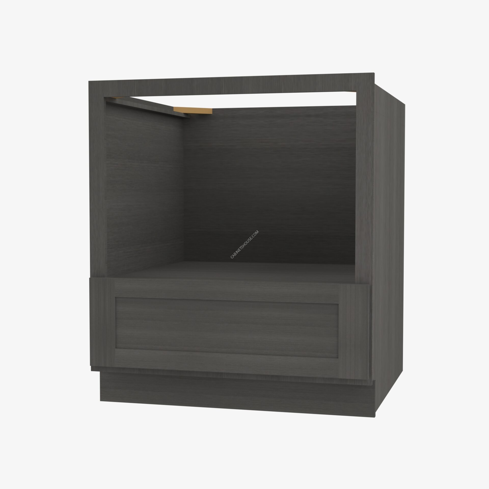 Double (Butt) Door Cabinet AG-B30MW Forevermark Greystone Shaker