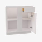 Warm White Base Blind Corner Cabinet