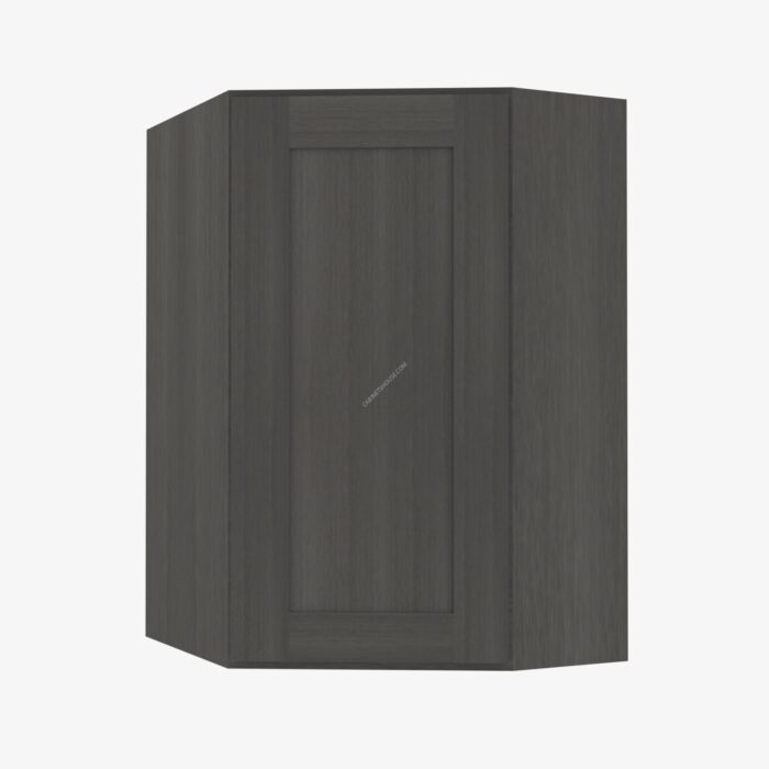 Wall Diagonal Corner Cabinet AG-WDC274215 Forevermark Greystone Shaker