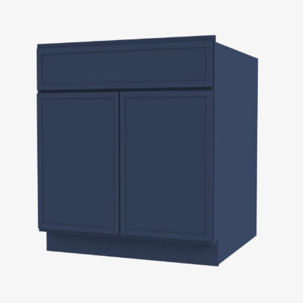 Base Blind Corner Cabinet Petit Blue Cabinet