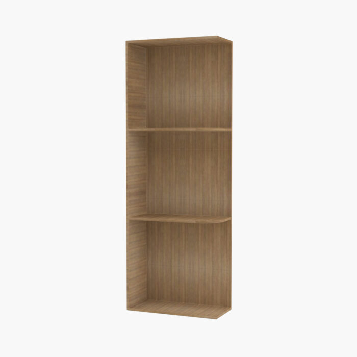 Brown Wall End Shelf – Open