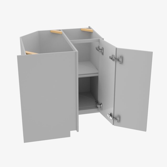 Forevermark AB LS3612 Single Door Cabinets 36 Inch Lazy Susan Cabinets Base Cabinet Lait Grey Shaker Grey 36 Inch Cabinet 3