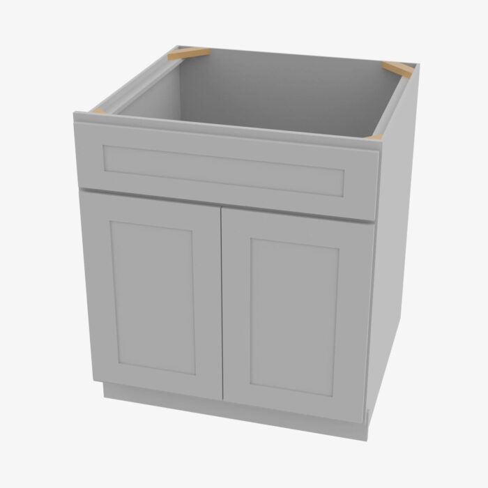 Forevermark AB SB30B Double Door 30 Inch Sink Base Cabinet Lait Grey Shaker Grey 30 Inch Cabinet 2