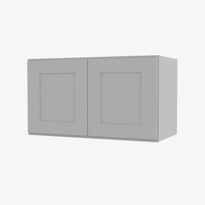 Forevermark AB W2418B Double Door 24 Inch Wall Cabinet Lait Grey Shaker Grey 24 Inch Cabinet 2