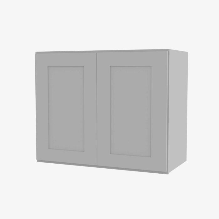 Forevermark AB W3336B Double Door 33 Inch Wall Cabinet Lait Grey Shaker Grey 33 Inch Cabinet 2