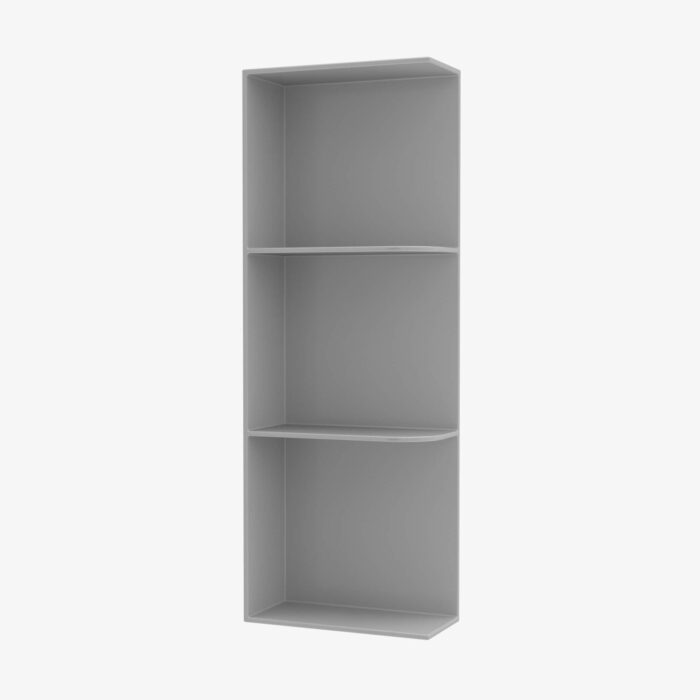 Forevermark AB WES536 Wall End Shelf with Open Shelves TSG Forevermark Lait Grey Shaker Grey 5 Inch Cabinet 6