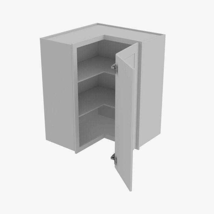 Forevermark AB WSQ2436 24 Inch Easy Reach Wall Corner Cabinet Lait Grey Shaker Grey 24 Inch Cabinet 4
