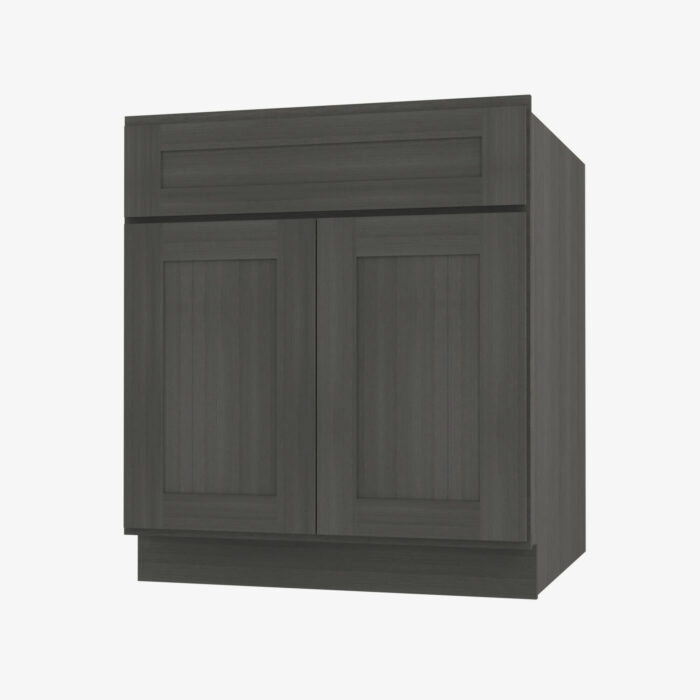 Forevermark AG SB24 Double Door 24 Inch Sink Base Cabinet Greystone Shaker Grey 24 Inch Cabinet 2