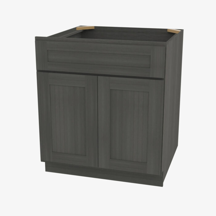 Forevermark AG SB24 Double Door 24 Inch Sink Base Cabinet Greystone Shaker Grey 24 Inch Cabinet 6