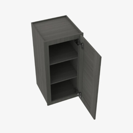 AG-W1212 Single Door Cabinets 12 Inch Wall Cabinet | Greystone Shaker