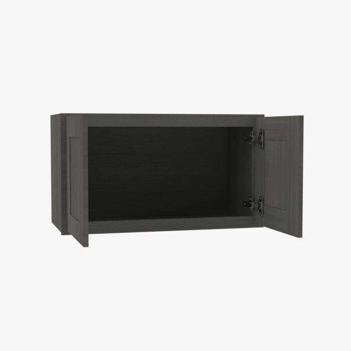 Forevermark AG W2415B Double Door 24 Inch Wall Cabinet Greystone Shaker Grey 24 Inch Cabinet 3