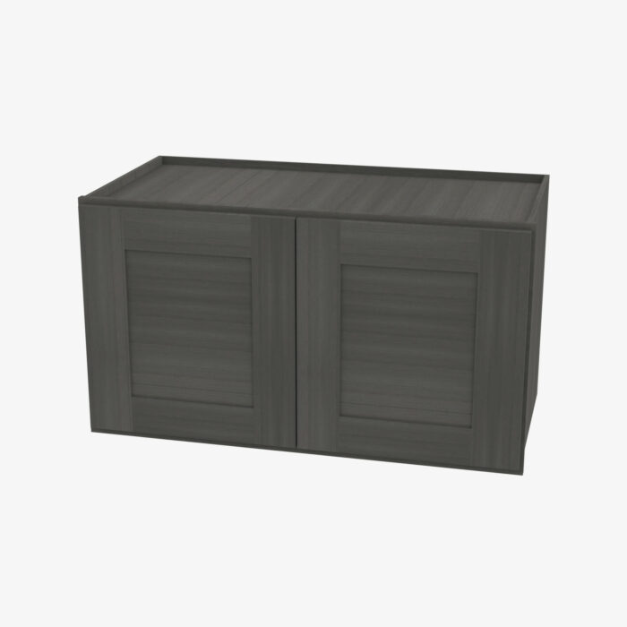 Forevermark AG W2415B Double Door 24 Inch Wall Cabinet Greystone Shaker Grey 24 Inch Cabinet