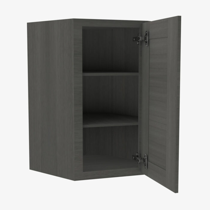 Forevermark AG WDC2430 Single Door Cabinets 24 Inch Wall Diagonal Corner Cabinet Greystone Shaker Grey 24 Inch Cabinet 2