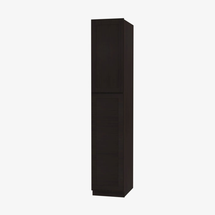 Forevermark AG WP1584 Double Door 15 Inch Tall Wall Pantry Cabinet Greystone Shaker Grey 15 Inch Cabinet 2