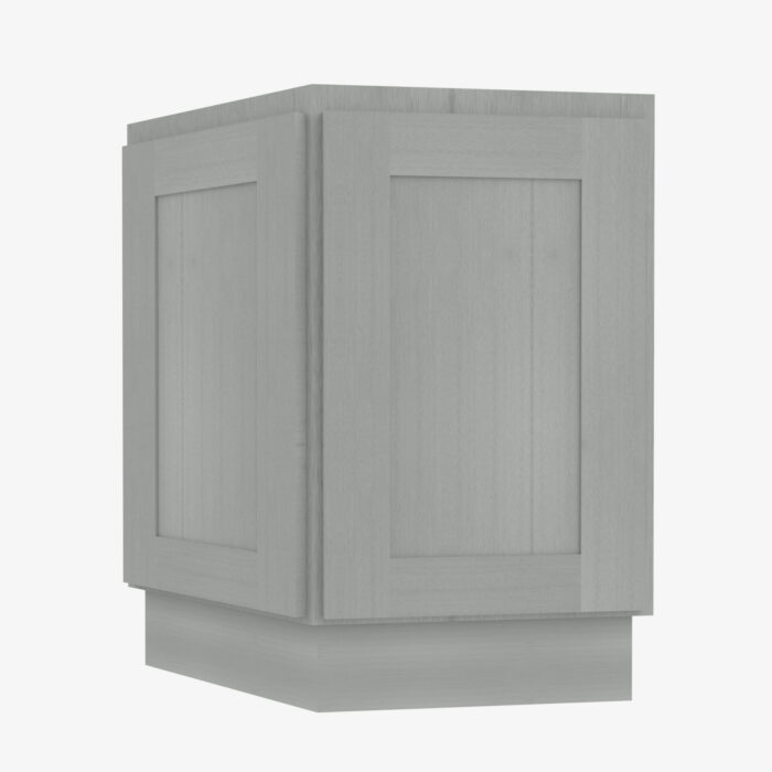 Forevermark AN AB24 24 Inch Base Angle Base Cabinets Cabinet Nova Light Grey Shaker Grey 24 Inch Cabinet 2
