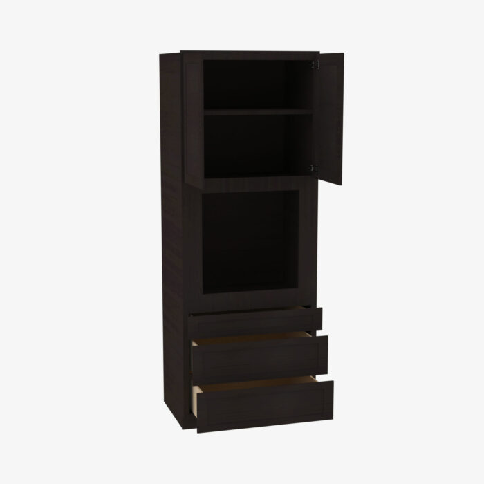 Forevermark AP OC3384B Double Door 33 Inch Tall Oven Cabinet Pepper Shaker Espresso 33 Inch Cabinet 2