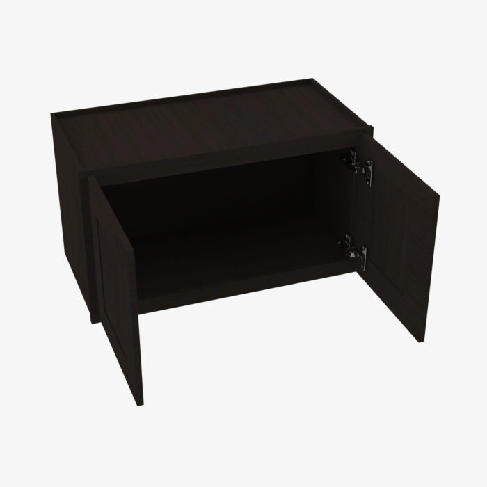 Forevermark AP W2742B Double Door 27 Inch Wall Cabinet Pepper Shaker Espresso 27 Inch Cabinet