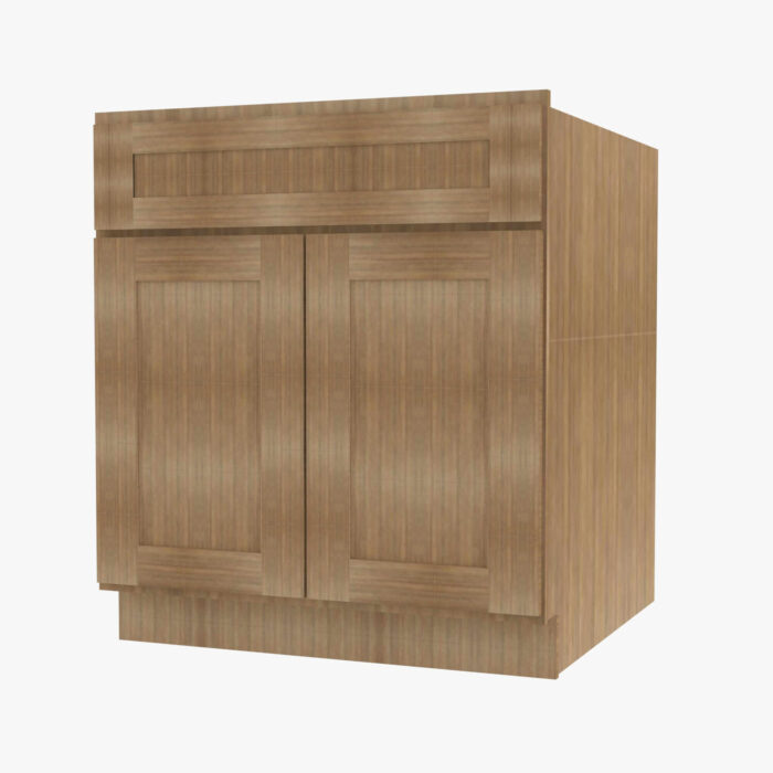 Forevermark AR B36B Double Door 36 Inch Base Cabinet Woodland Brown Shaker Brown 36 Inch Cabinet 2