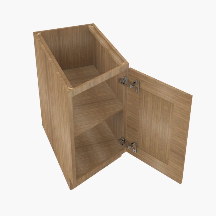 Forevermark AR BTC12L Single Door Cabinets 12 Inch Base Base Transitional Cabinet Left Woodland Brown Shaker Brown 12 Inch Cabinet 7