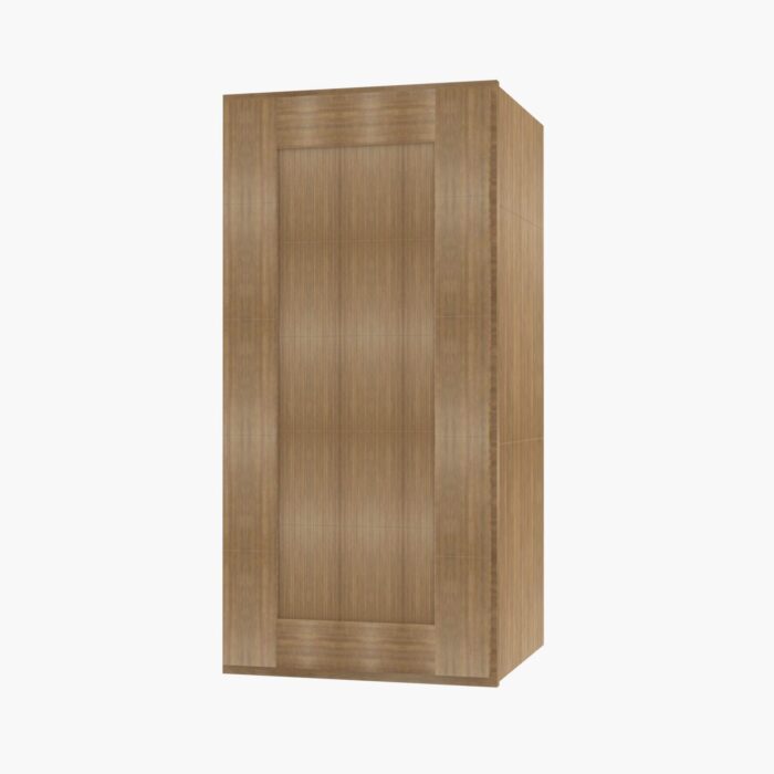 Forevermark AR W1812 Single Door Cabinets 18 Inch Wall Cabinet Woodland Brown Shaker Brown 18 Inch Cabinet 3