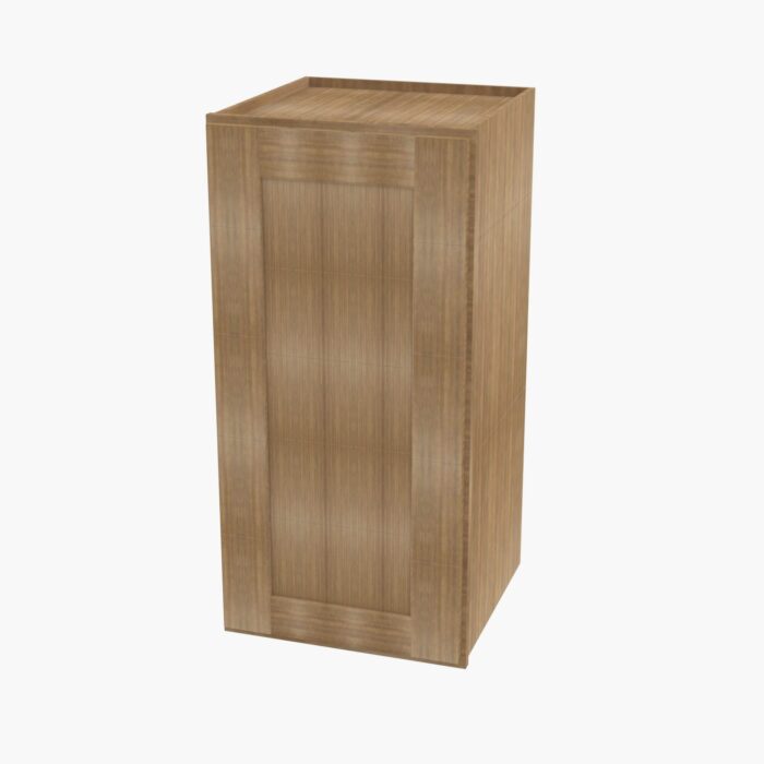 Forevermark AR W1812 Single Door Cabinets 18 Inch Wall Cabinet Woodland Brown Shaker Brown 18 Inch Cabinet 4