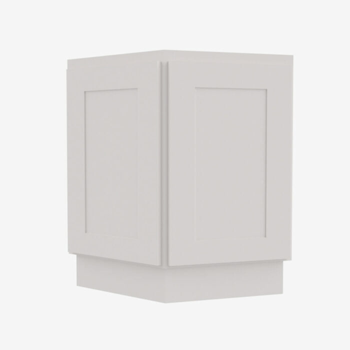 Forevermark AW AB24 24 Inch Base Angle Base Cabinets Cabinet Ice White Shaker White 24 Inch Cabinet 6