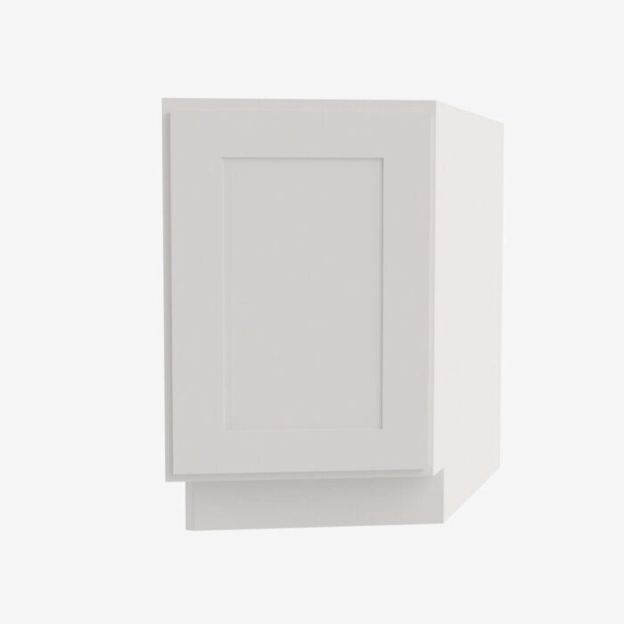 Forevermark AW BTC12R Single Door Cabinets 12 Inch Base Base Transitional Cabinet Right Ice White Shaker White 12 Inch Cabinet 6