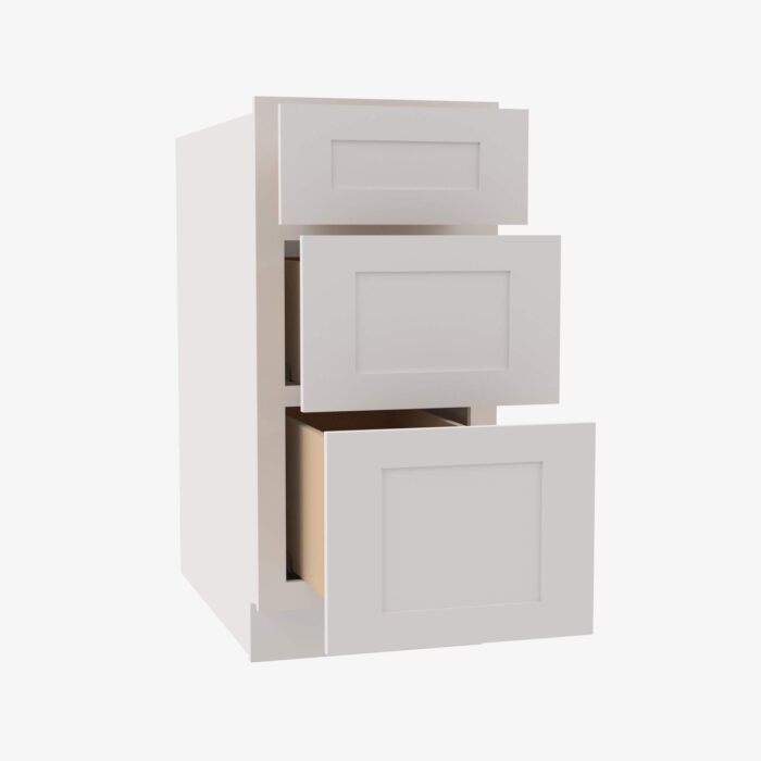 Forevermark AW SVB1221 34 12 12 Inch Bathroom Cabinet Vanity Drawer Pack Ice White Shaker White 12 Inch Cabinet 3