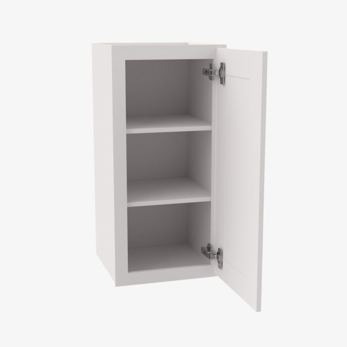 Forevermark AW W0930 Single Door Cabinets 9 Inch Wall Cabinet Ice White Shaker White 9 Inch Cabinet 3