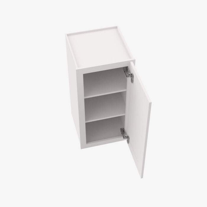 Forevermark AW W0930 Single Door Cabinets 9 Inch Wall Cabinet Ice White Shaker White 9 Inch Cabinet 4