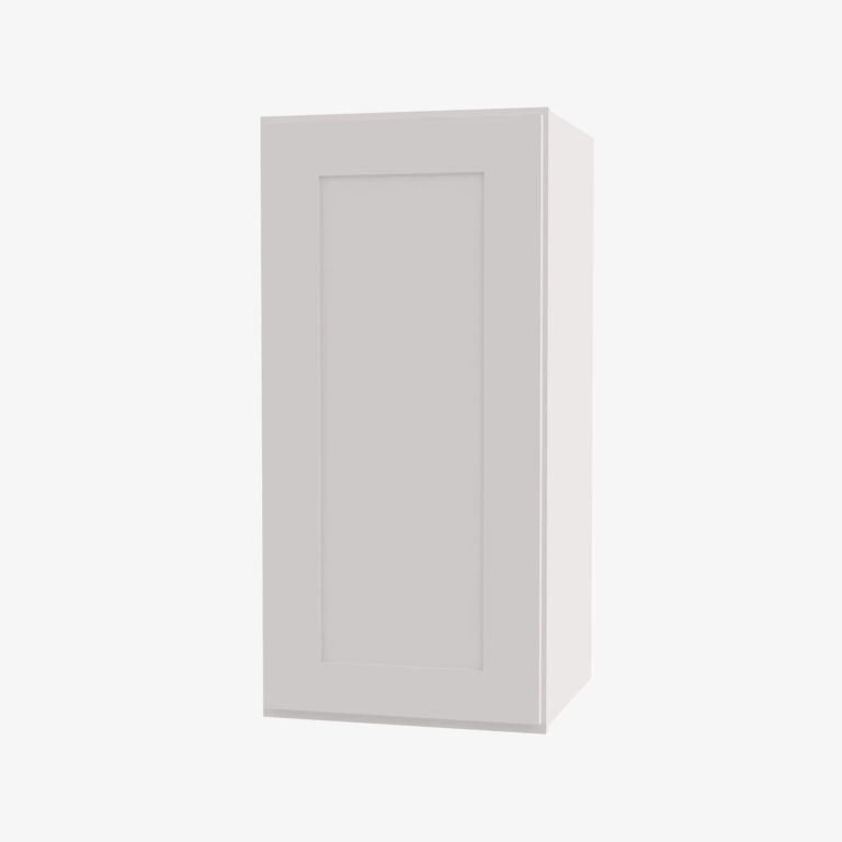 Forevermark AW W1242 Single Door Cabinets 12 Inch Wall Cabinet Ice White Shaker White 12 Inch Cabinet