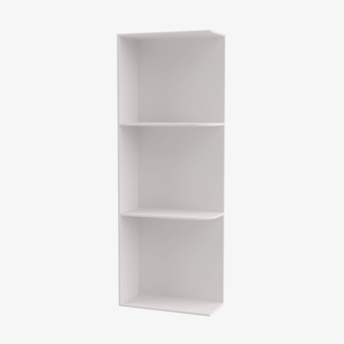 Forevermark AW WES542 Wall End Shelf with Open Shelves TSG Forevermark Ice White Shaker White 5 Inch Cabinet 6