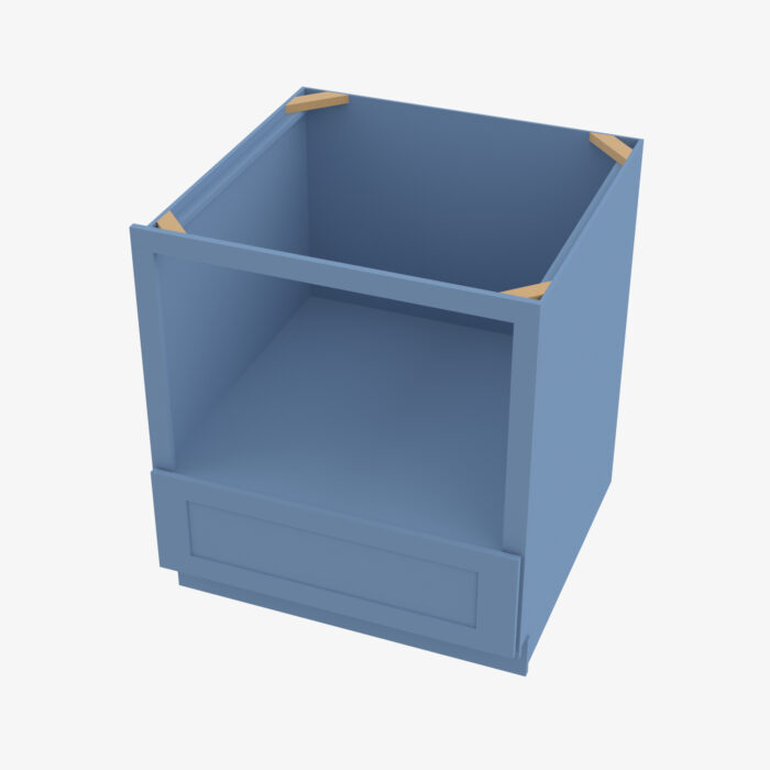 Forevermark AX B30MW 30W 30 Inch Microwave Base Cabinet Xterra Blue Shaker Blue 30 Inch Cabinet 3