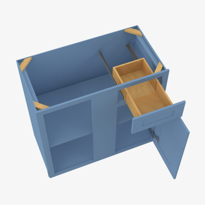 Forevermark Base Blind Corner Cabinets Cabinet AX BBLC3942 36W Blue 36 Inch Cabinet 3