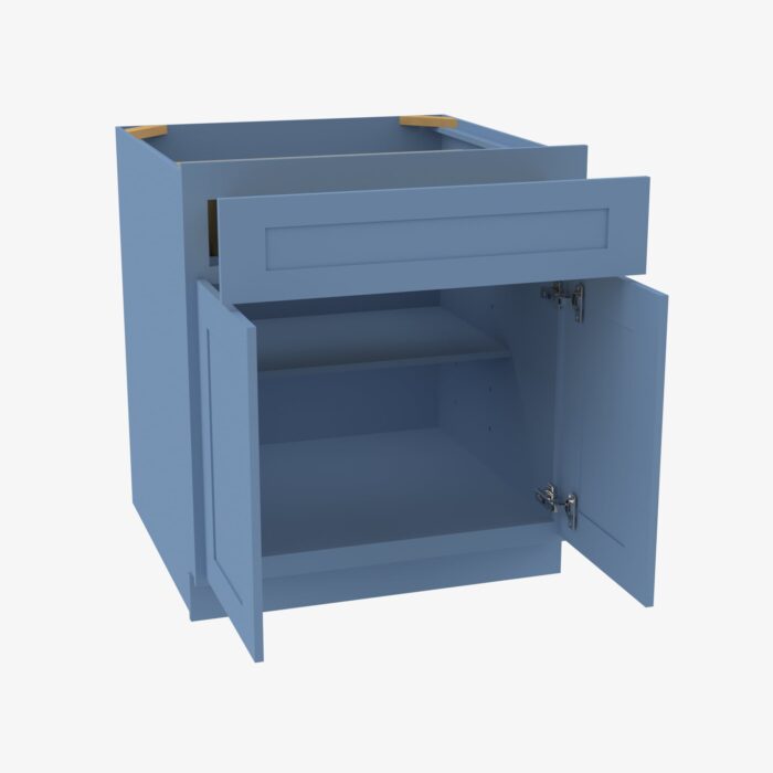 Forevermark Double Door Base Cabinet AX B24B Blue 24 Inch Cabinet 3