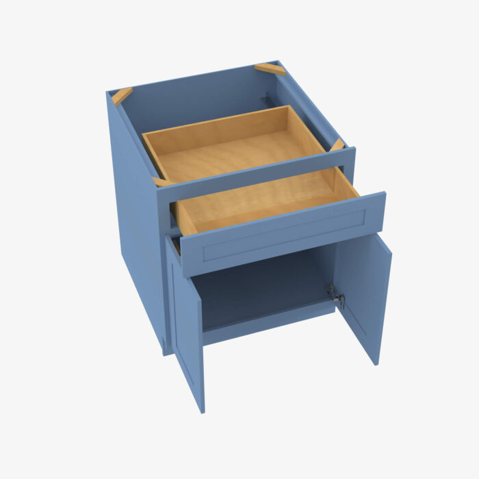 Forevermark Double Door Base Cabinet AX B24B Blue 24 Inch Cabinet 4