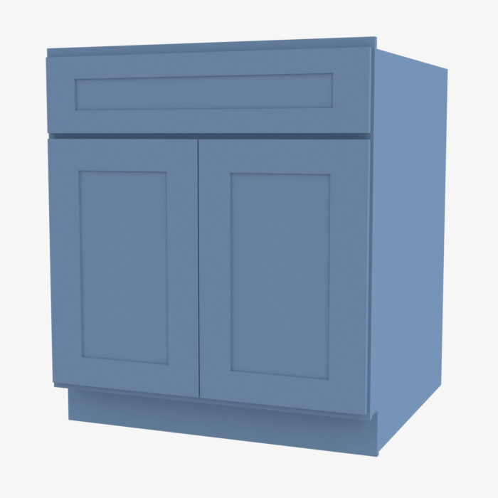 Forevermark Double Door Base Cabinet AX B30B Blue 30 Inch Cabinet 6